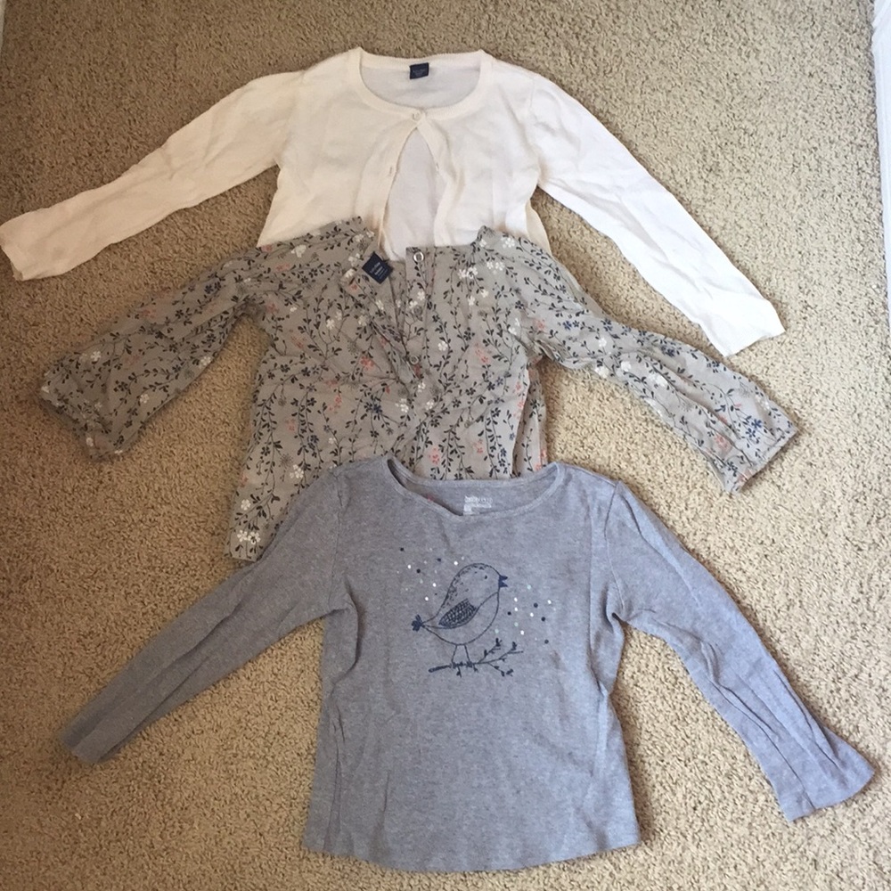 Set of 3 GAP long sleeve tops